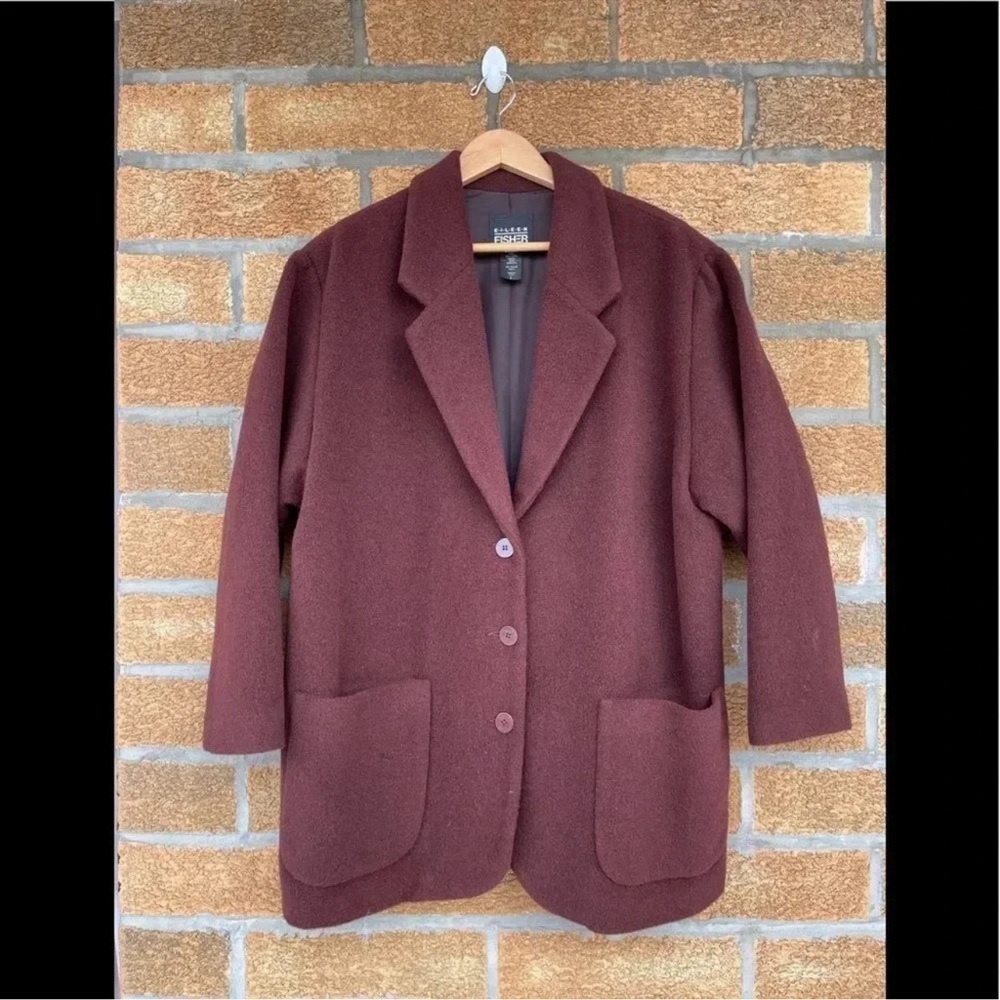 Eileen Fisher Camel Coat Size 2 X